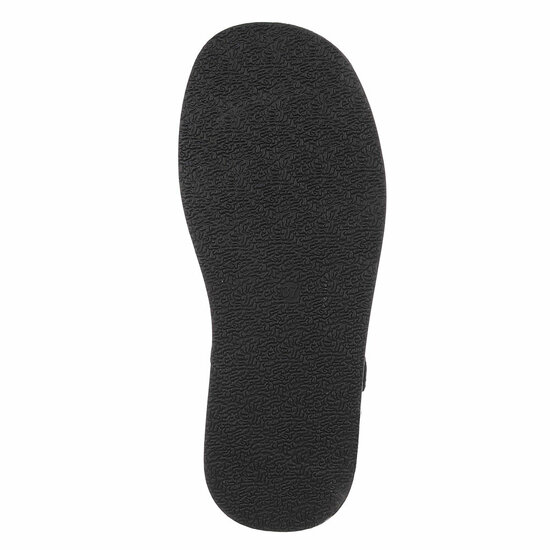 Zwarte daimen sandaal met platform zool Tinneke