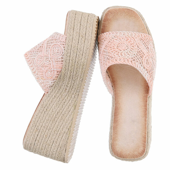 Rose hoge mule Brikke