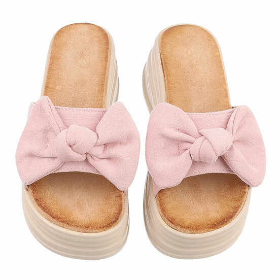 Rose hoge mule Christina