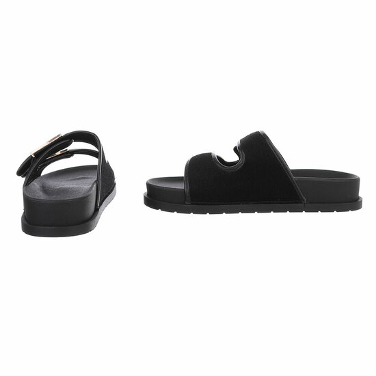 Zwarte mule Mireille