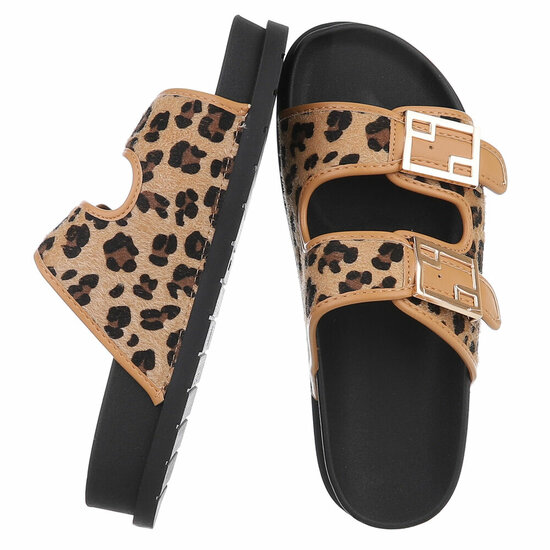 Mules camel léopard Mireille