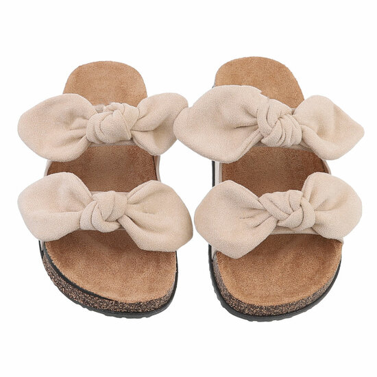 Mules beiges Marga