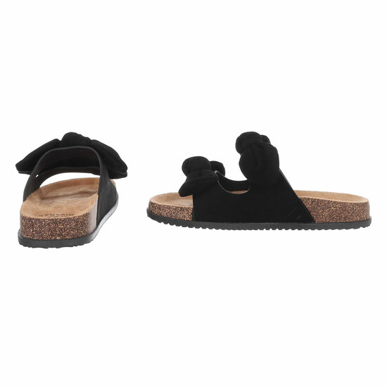 Mules noires Marga