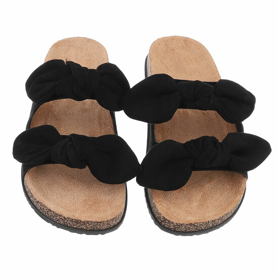 Mules noires Marga