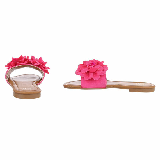 Fuchsia lage sandaal Isabella