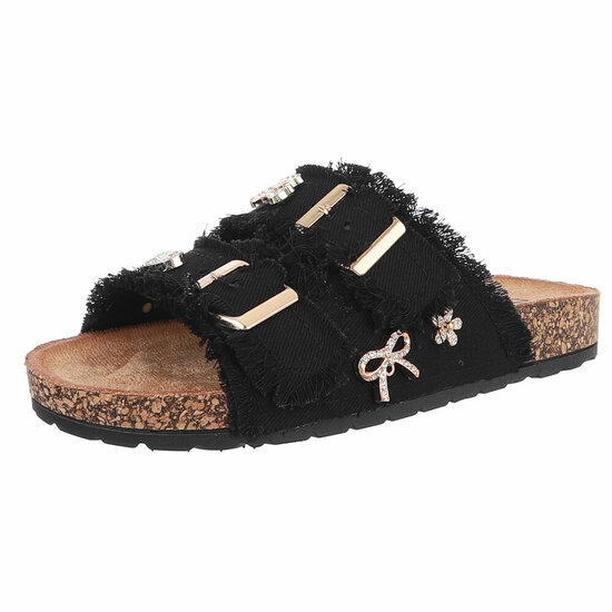 Zwarte mule Catherine