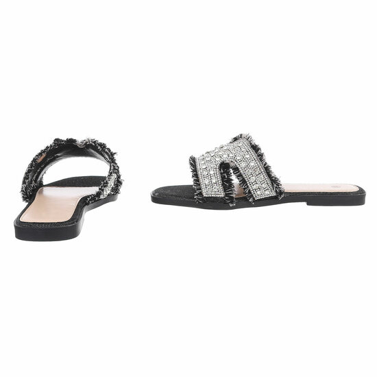 Zwarte mule Chiara