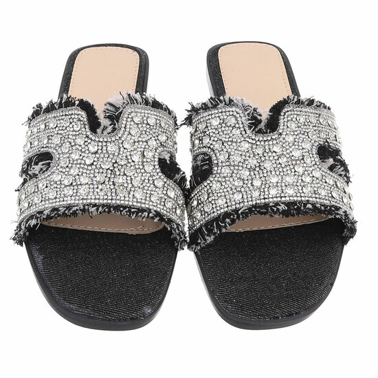 Zwarte mule Chiara