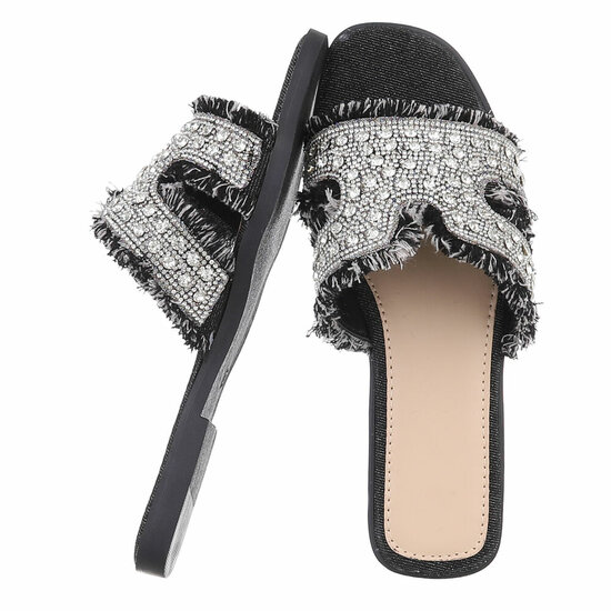 Zwarte mule Chiara