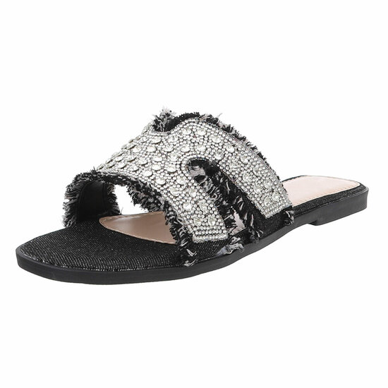 Zwarte mule Chiara