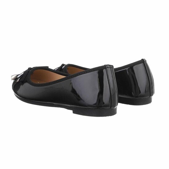 Zwarte lak ballerina Aude