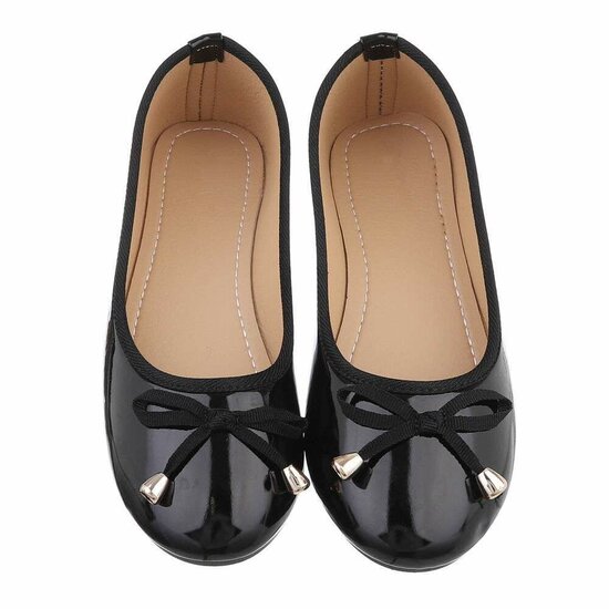 Zwarte lak ballerina Aude