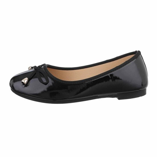 Zwarte lak ballerina Aude