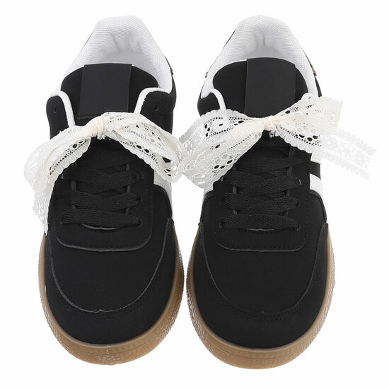 Lage zwarte sneaker Alison