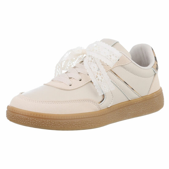 Lage beige sneaker Alison