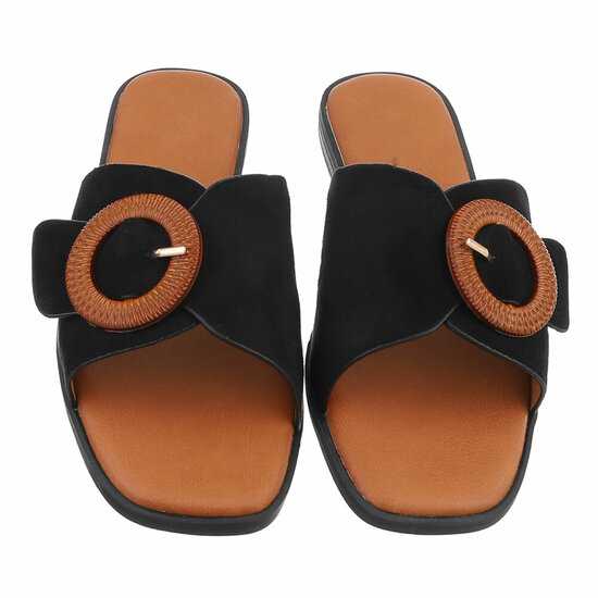Zwarte mule Coco