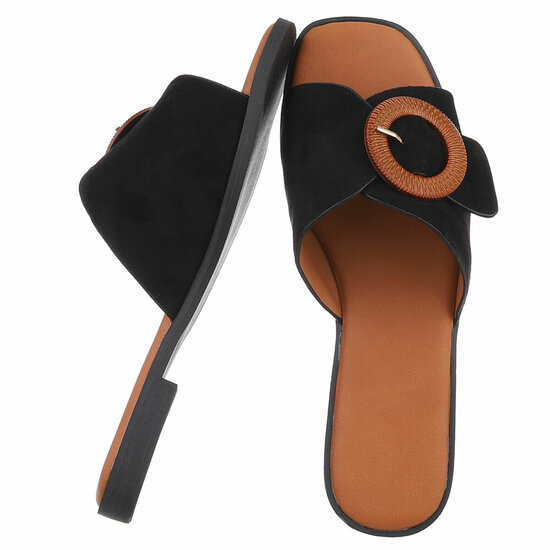 Zwarte mule Coco