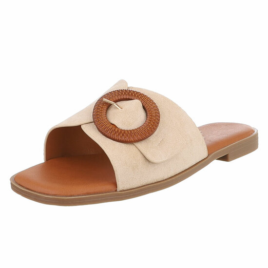 Beige mule Coco