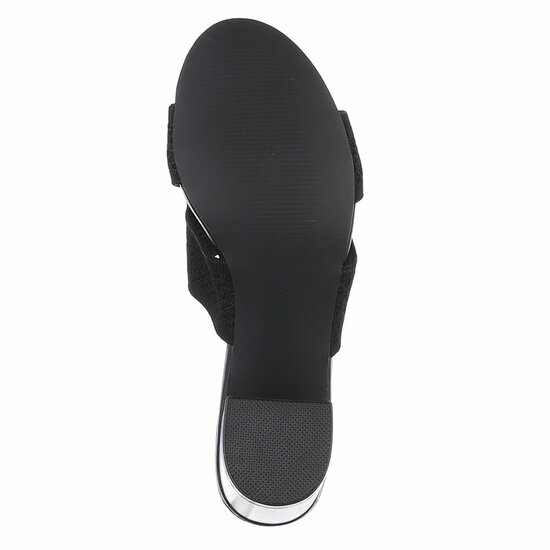 Zwarte mule Candice