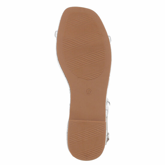 Leopard lage sandaal Shelly