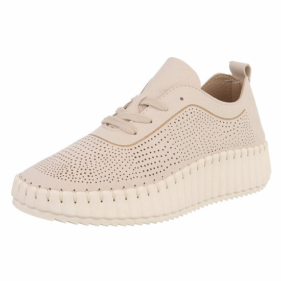  Lage beige sneaker Jolien