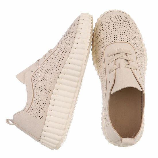  Lage beige sneaker Jolien