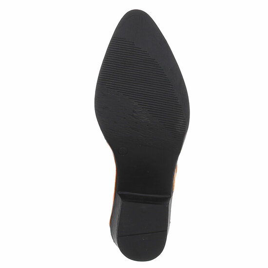 Hoge zwarte suede western-biker laars Cheryl