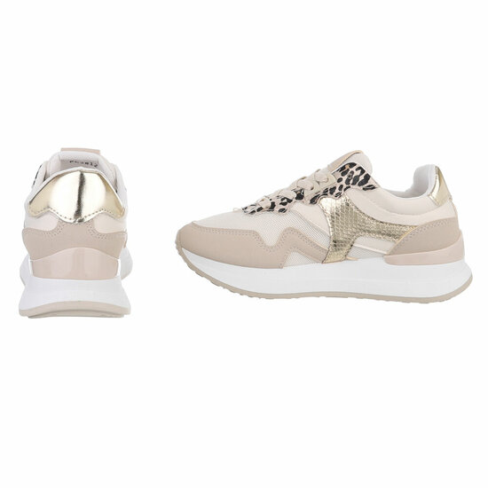 Lage beige sneaker Christiana