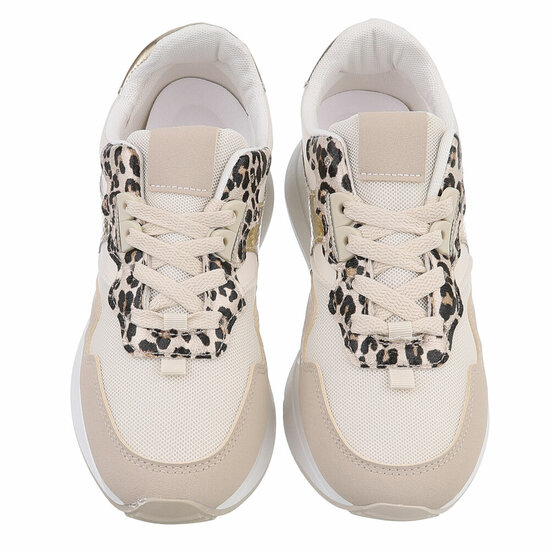 Lage beige sneaker Christiana