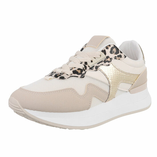 Lage beige sneaker Christiana