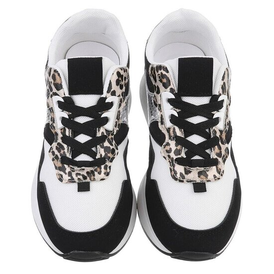 Lage zwarte sneaker Christiana