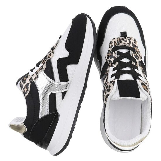 Lage zwarte sneaker Christiana