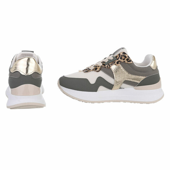 Lage groene sneaker Christiana