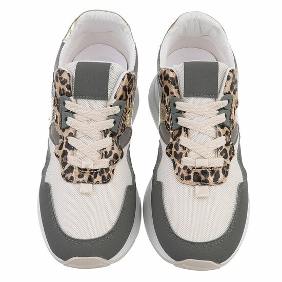 Lage groene sneaker Christiana