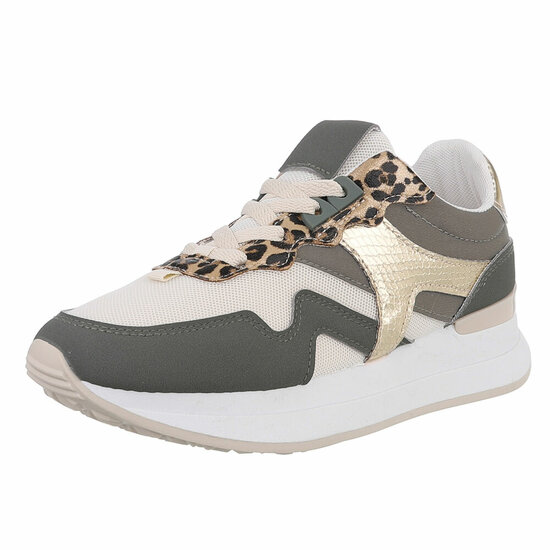 Lage groene sneaker Christiana
