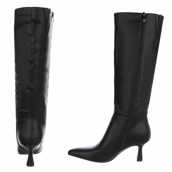 Hoge zwarte laars Clarissa