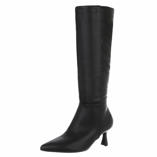 Hoge zwarte laars Clarissa