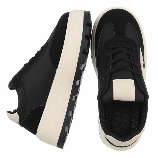 Zwarte lage sneaker Ceyla