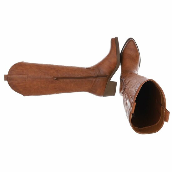 Hoge camel western-biker laars Cheryl