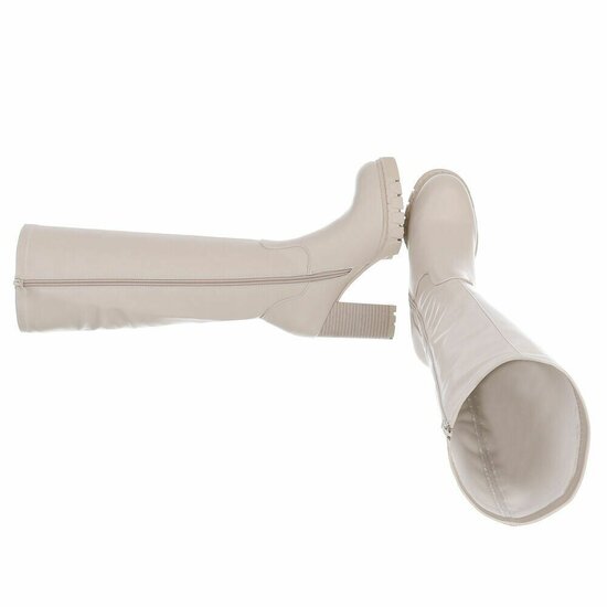 Beige hoge laars Tiffany