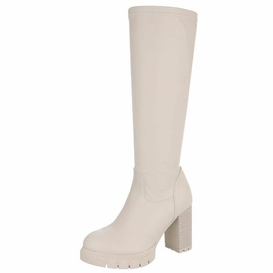 Beige hoge laars Tiffany