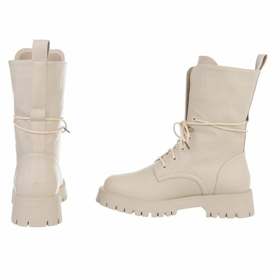 Beige boot Aggy