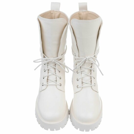 Witte boot Aggy