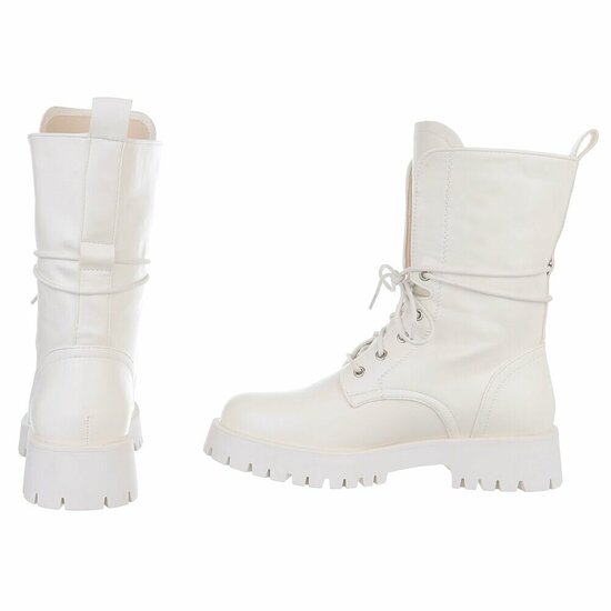 Witte boot Aggy