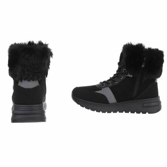 Zwarte daimen winterboot Dietie