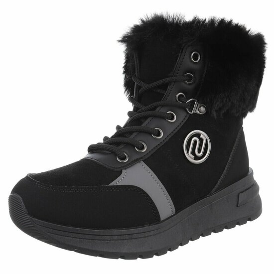 Zwarte daimen winterboot Dietie