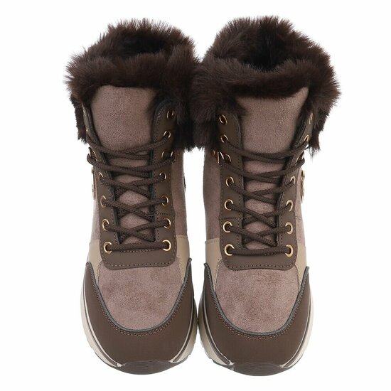 Bruine daimen winterboot Dietie