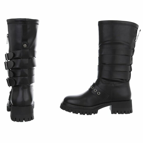 Zwarte boot Alita