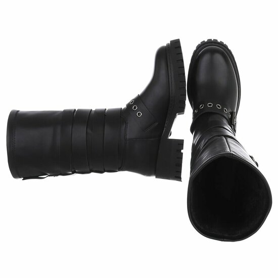 Zwarte boot Alita
