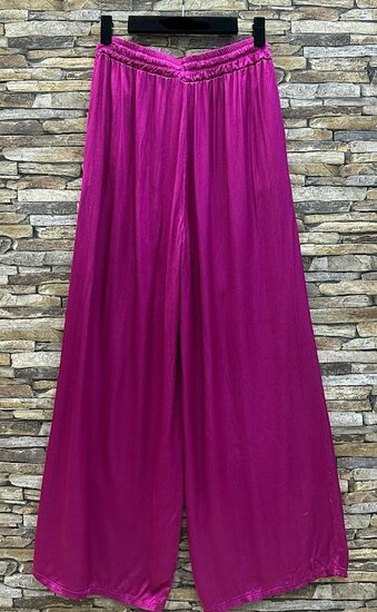 Mauve broek in satin